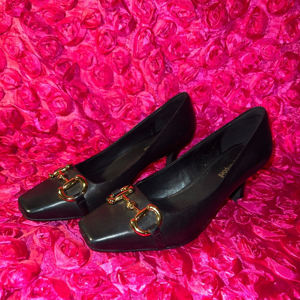 jeffrey cambell LINNAE KITTEN PUMP BLACK - Picture 2 of 12